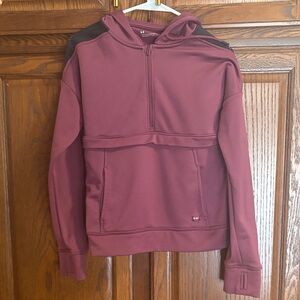 Under Armour Woman’s Maroon Zip-Up Sweater